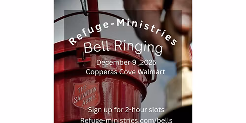 Refuge + Salvation Army Bell Ringing