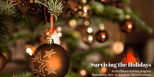 Surviving the Holidays - Trinity Special Holiday Program