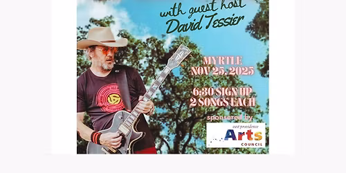 Open Mic with guest host David Tessier