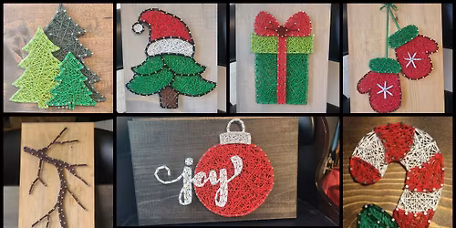 String Art with Lisa at Pub 447 East Stroudsburg North HS Baseball Team Fun