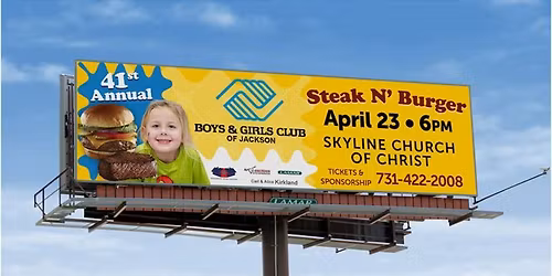 Boys & Girls Club of Jackson: Steak N' Burger 2026 Annual Fundraiser!