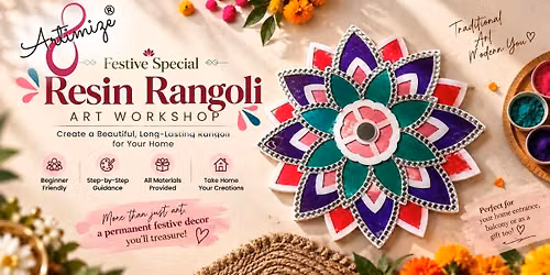 Festive special: Resin Rangoli Art Workshop