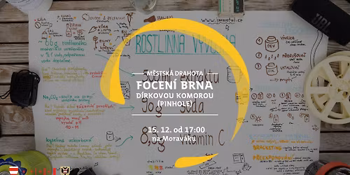 Focen\u00ed ve\u010dern\u00edho Brna d\u00edrkovou komorou (pinhole)