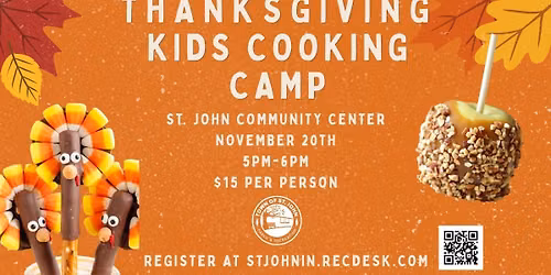 Thanksgiving Kids Cooking Camp