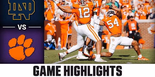 Notre Dame Fighting Irish vs. Clemson Tigers