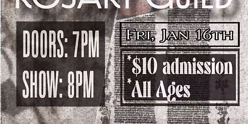 University Drive, Esta Coda, & Rosary Guild @ Bazaar Skateshop