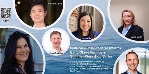 SCA Early-Stage Founders Summer Workshop Series