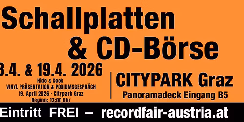 \ud83c\udfb6 Schallplatten & CD-B\u00f6rse Graz \u2013 Das Musik-Highlight im Fr\u00fchling! \ud83c\udfb6
