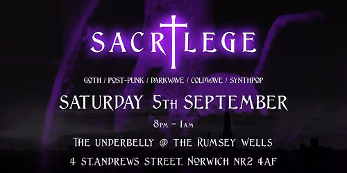Sacrilege - September 5th 2026