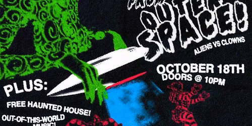 KILLER CLOWNS FROM OUTER SPACE: alien-clown carnival rave