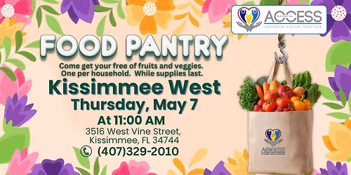 Food Pantry at Access Community Center Kissimmee West