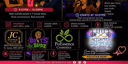 #thuritis Thursday Speed Dating and Open Mic
