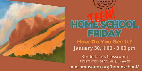 TEEN Home School Friday: How do You See It?