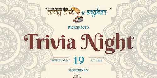 Trivia Night at The Curry Club