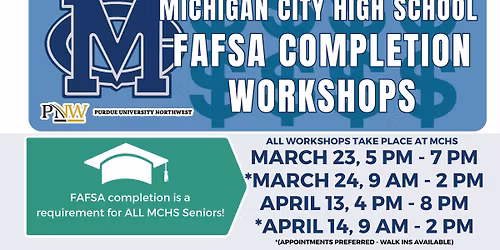 FAFSA Completion Workshop - April 13