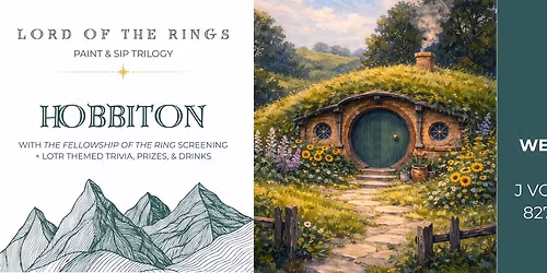 LOTR Paint and Sip Trilogy: Hobbiton