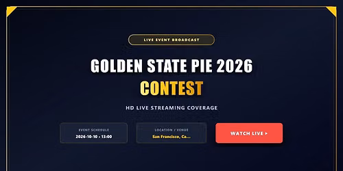 LIVE`Stream@!~ Golden State Pie Contest 2026 - Livestream