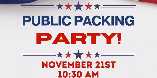 Public Care Package Packing Party @ Planet Lincoln