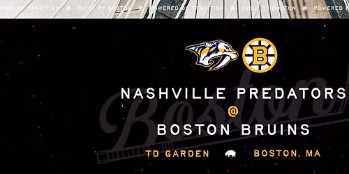 Boston Bruins at Nashville Predators Tickets