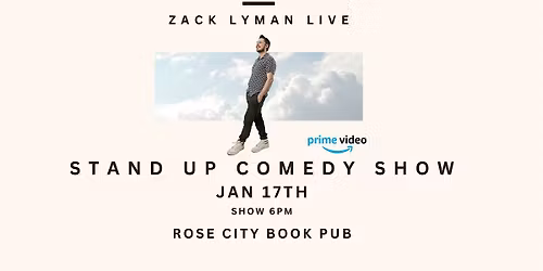 Comedy Night At Rose City Book Pub With Zack Lyman