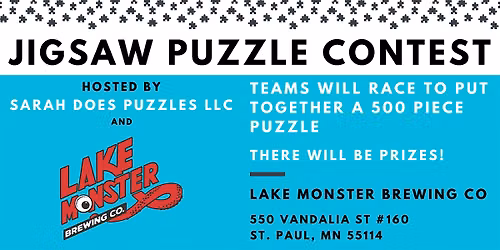 Team Jigsaw Puzzle Contest at Lake Monster Brewing - August 2026