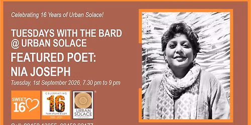 Tuesdays with the Bard @ Urban Solace features Nia Joseph