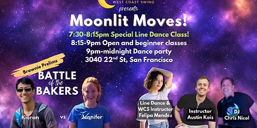 Moonlit Moves WCS! Felipa Mendez, Austin Kois, DJ Chris Nicol \ud83c\udf6b Brownie Prelims \ud83c\udf6b