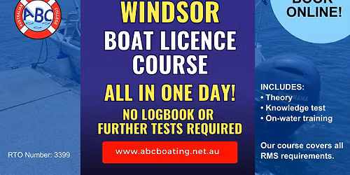 Windsor NSW Boat Licence 1-Day Course
