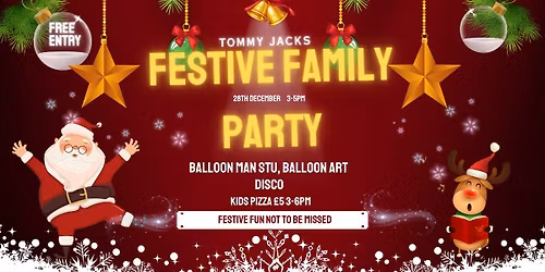 Free Festive Kids Disco - with Balloon Man Stu