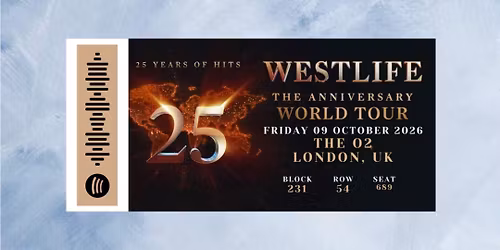 Westlife Birmingham Tickets