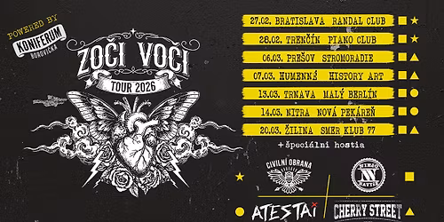 ZO\u010cI VO\u010cI TOUR 2026 - Tren\u010d\u00edn \u2013 Piano Club - 28.02.2026