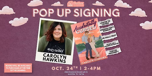 Pop-Up Signing with Carolyn Hawkins