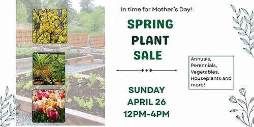Spring Plant Sale