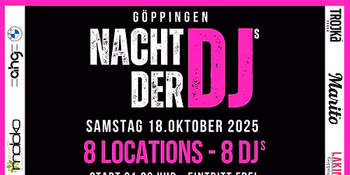 NACHT DER DJs – GÖPPINGEN 🌙🎶