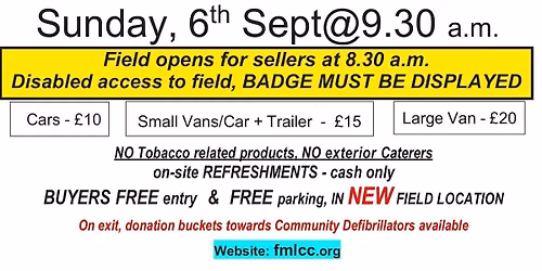 Annual Car Boot Sale 2026