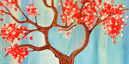 Cherry Blossom Paint n Sip