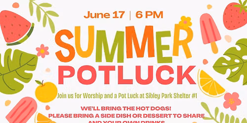 Summer Potluck and Worship in the Park