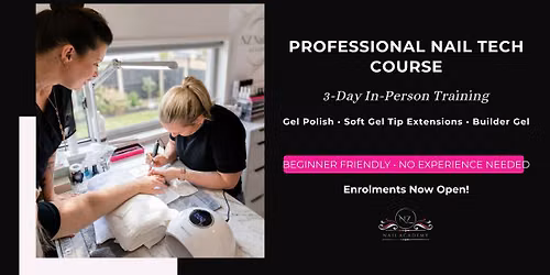 Gel Polish, Soft Gel & BIAB Certification - Kaiapoi | 3-Day Training