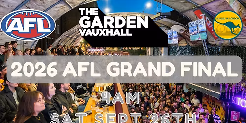 2026 AFL Grand Final - London