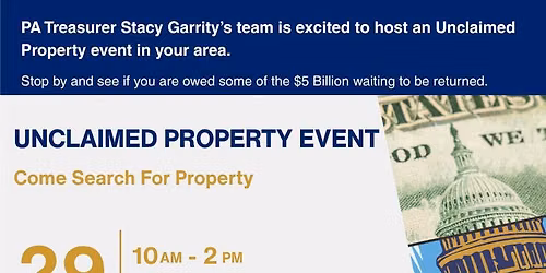 Come Claim Your Unclaimed Property this Summer! 
