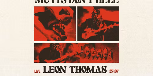 Leon Thomas at Hindley Street Music Hall, Adelaide (Licensed All Ages)