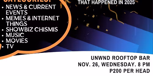 2025 Wrapped: A PopQuizPH Trivia Night about 2025