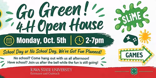 Go Green 4-H Open House
