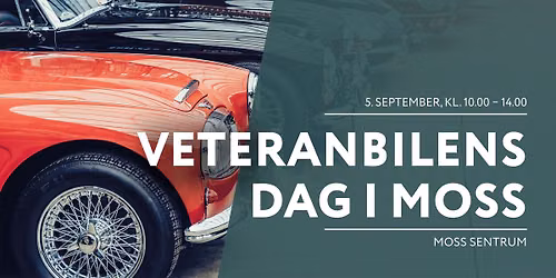 Veteranbilens dag 5. september 2026 