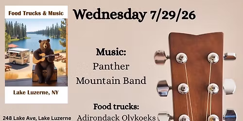 Lake Luzerne Food Trucks & Music - 7\/29\/26