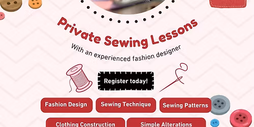 Private Sewing Lessons in fashion with Shirin Delsooz