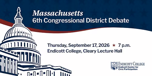 Massachusetts 6th Congressional District Debate