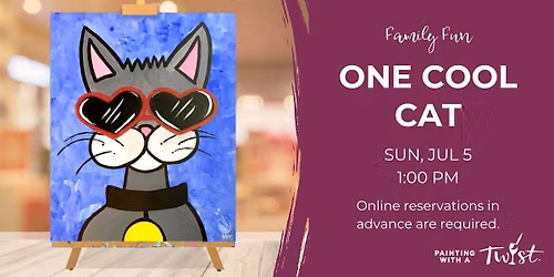Family Painting Fun - One Cool Cat