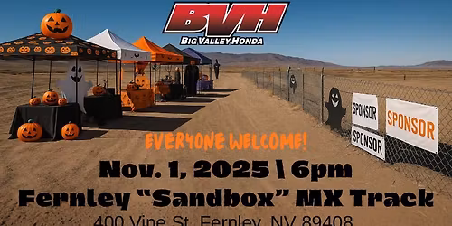 Trick-or-Treat at Fernley MX Track