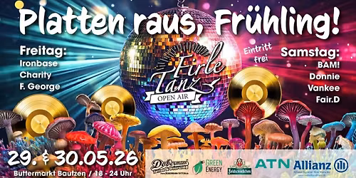 Platten raus, Fr\u00fchling! Das Open Air zum Bautzener Fr\u00fchling 2026!